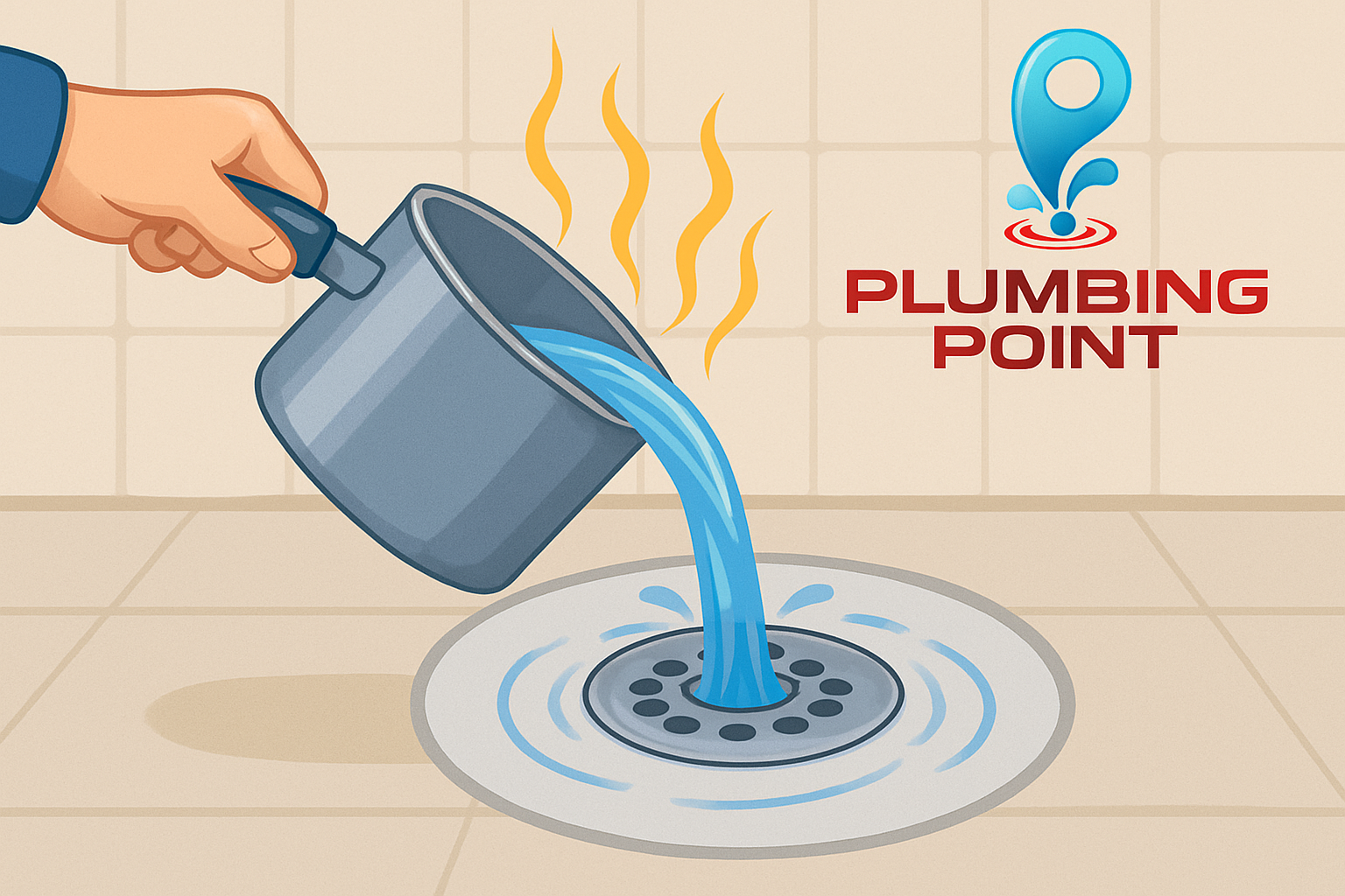Unclog Shower Drain with Boiling Water