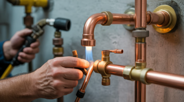 Gas line upgrade for tankless water heater